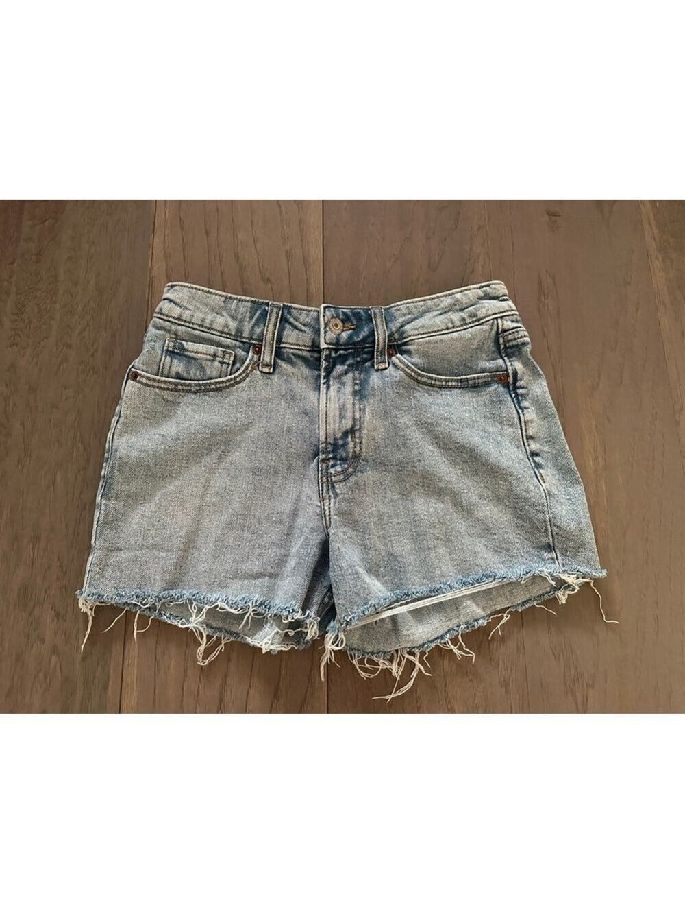 Old Navy OG Straight Blue Jean Shorts Size 0